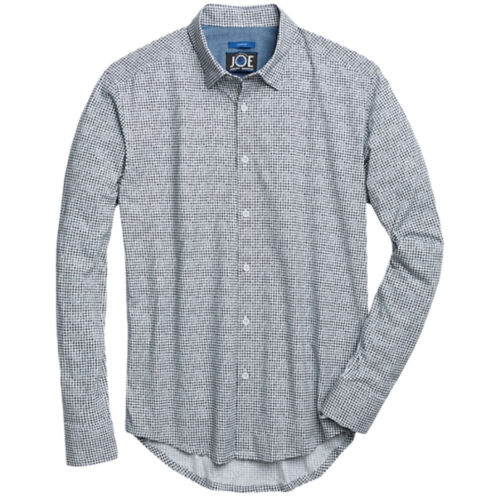 JOE Joseph Abboud Navy Dot Sport Shirt